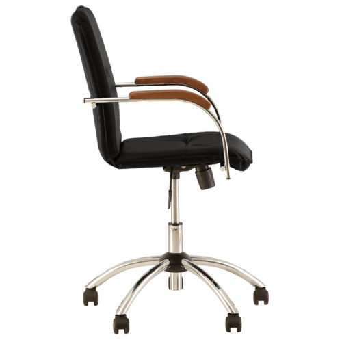 Кресло офисное Nowy Styl Samba GTP кожзам, черное фото 4
